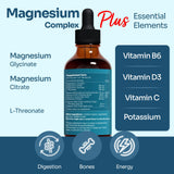 Close-up of HERBANA MANUFACTURING Magnesium Liquid Drops dropper