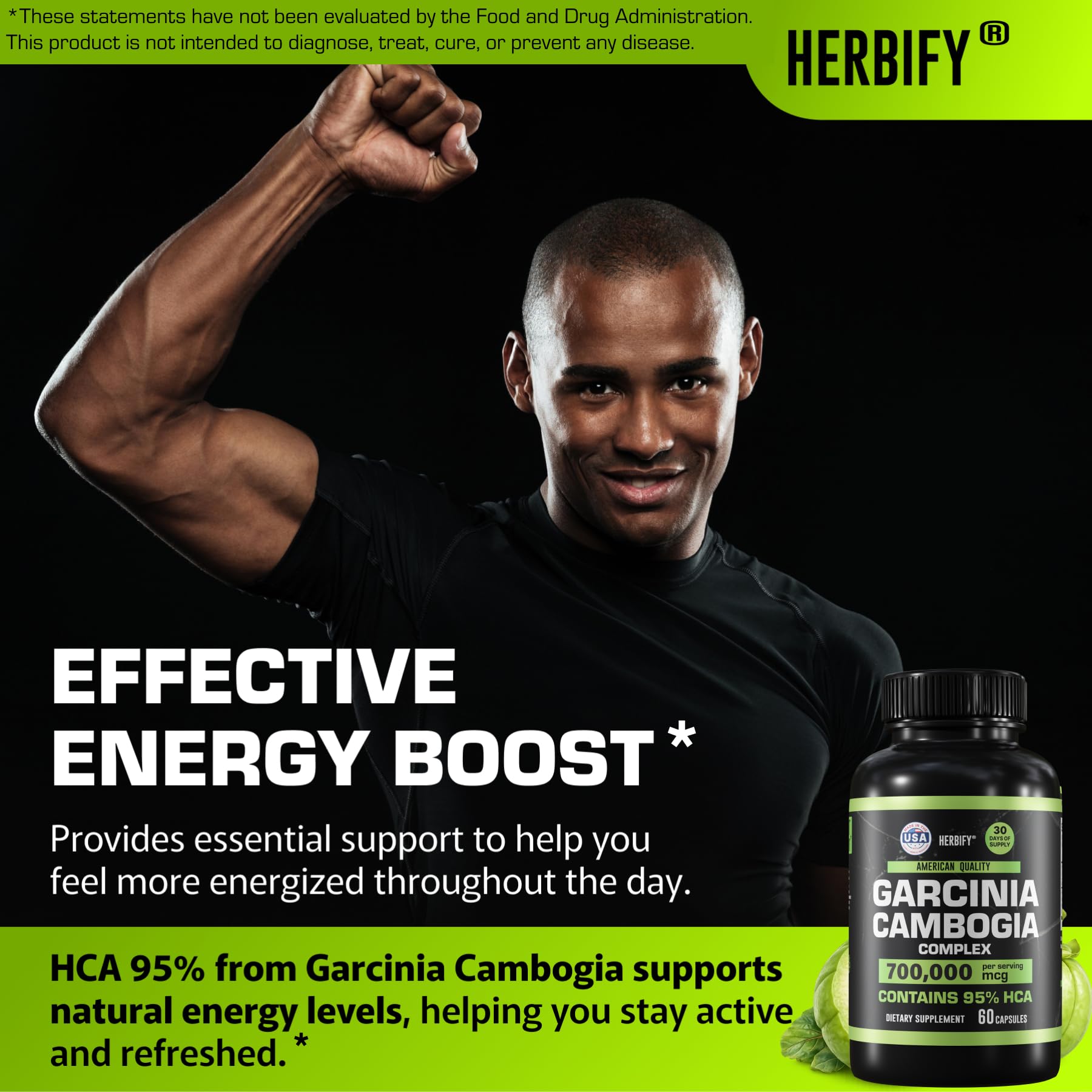 Close-up of HERBIFY Garcinia Cambogia Capsules