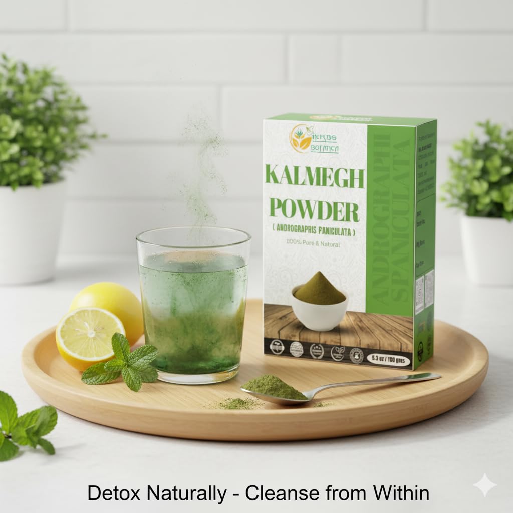 Close-up of Herbs Botanica Kalmegh Powder texture