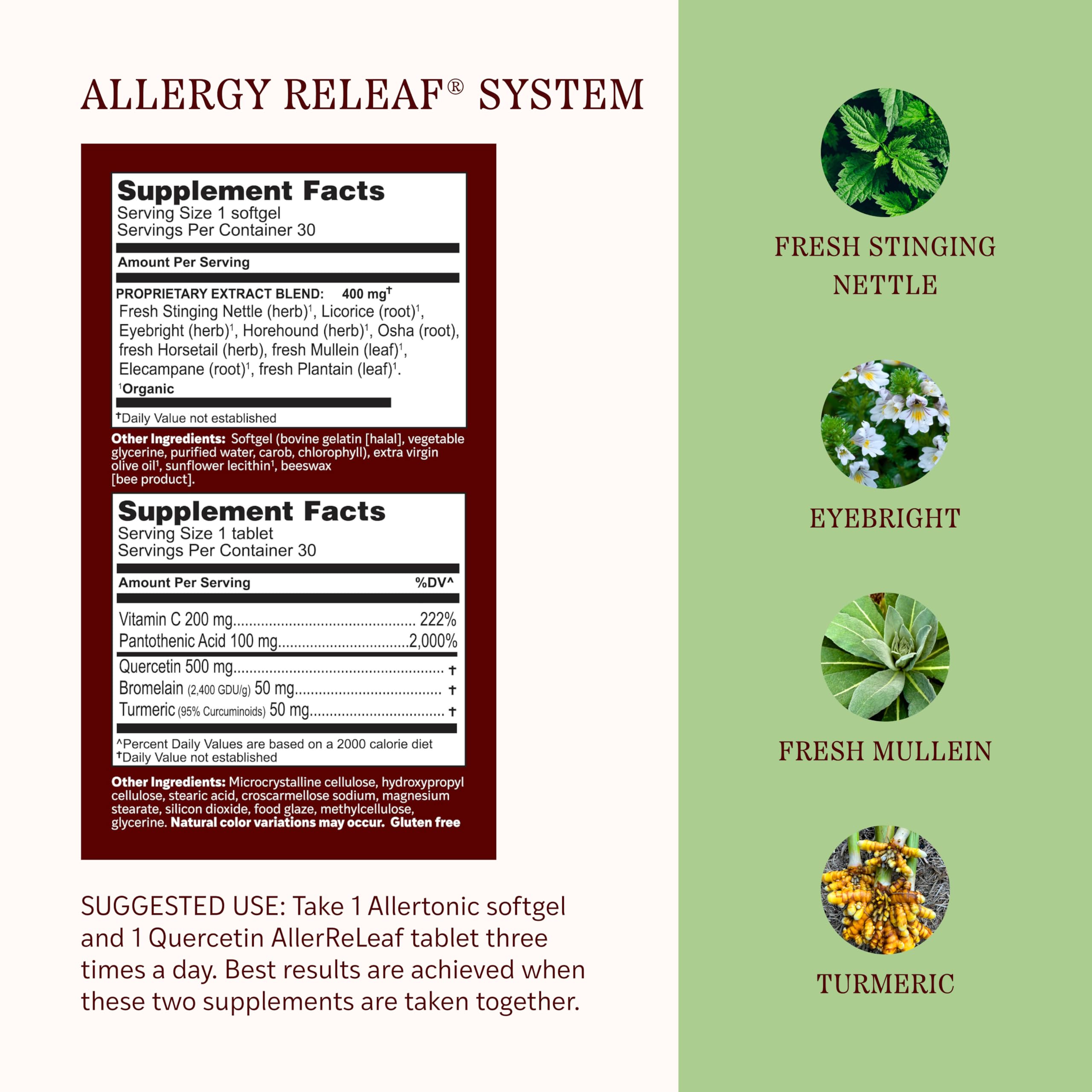 Close-up of Herbs Etc. Allertonic softgel