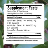 Close-up of Herbsforever Varuna Ayurvedic Capsules bottle