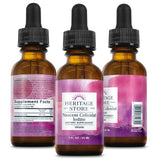 Close-up of HERITAGE STORE Nascent Iodine Drops dropper