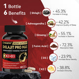 Close-up of HIILEATHY Shilajit Pro Max capsules