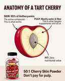 Close-up of Hippie Farms Tart Cherry Gummies