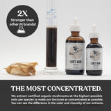 Close-up of Hodgins Harvest Lion's Mane Mushroom Tincture texture