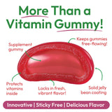 Close-up of Human Beanz Biotin Jelly Bean Gummies in a bowl