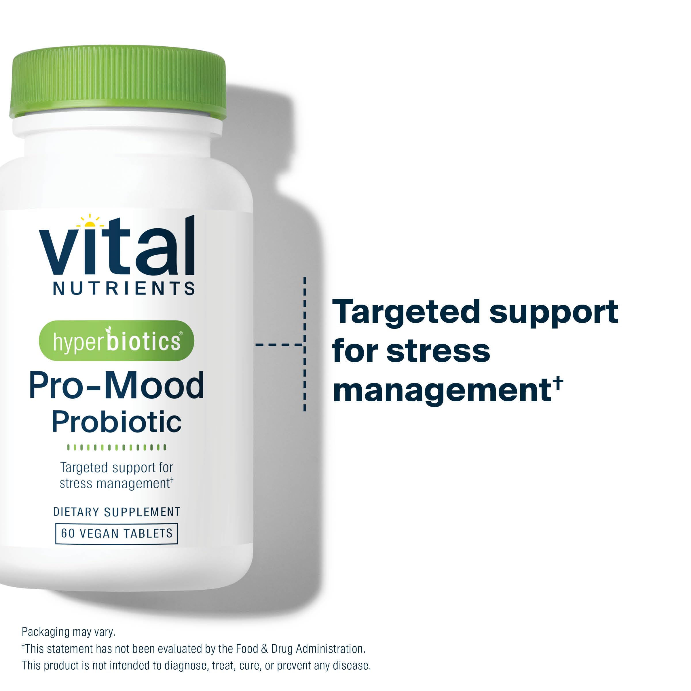 Close-up of Hyperbiotics Advanced Daily Probiotic Support capsules