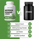 Close-up of Immortal Herbs Moringa Capsules