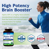 Close-up of Innate Vitality Alpha GPC Choline Supplement capsules