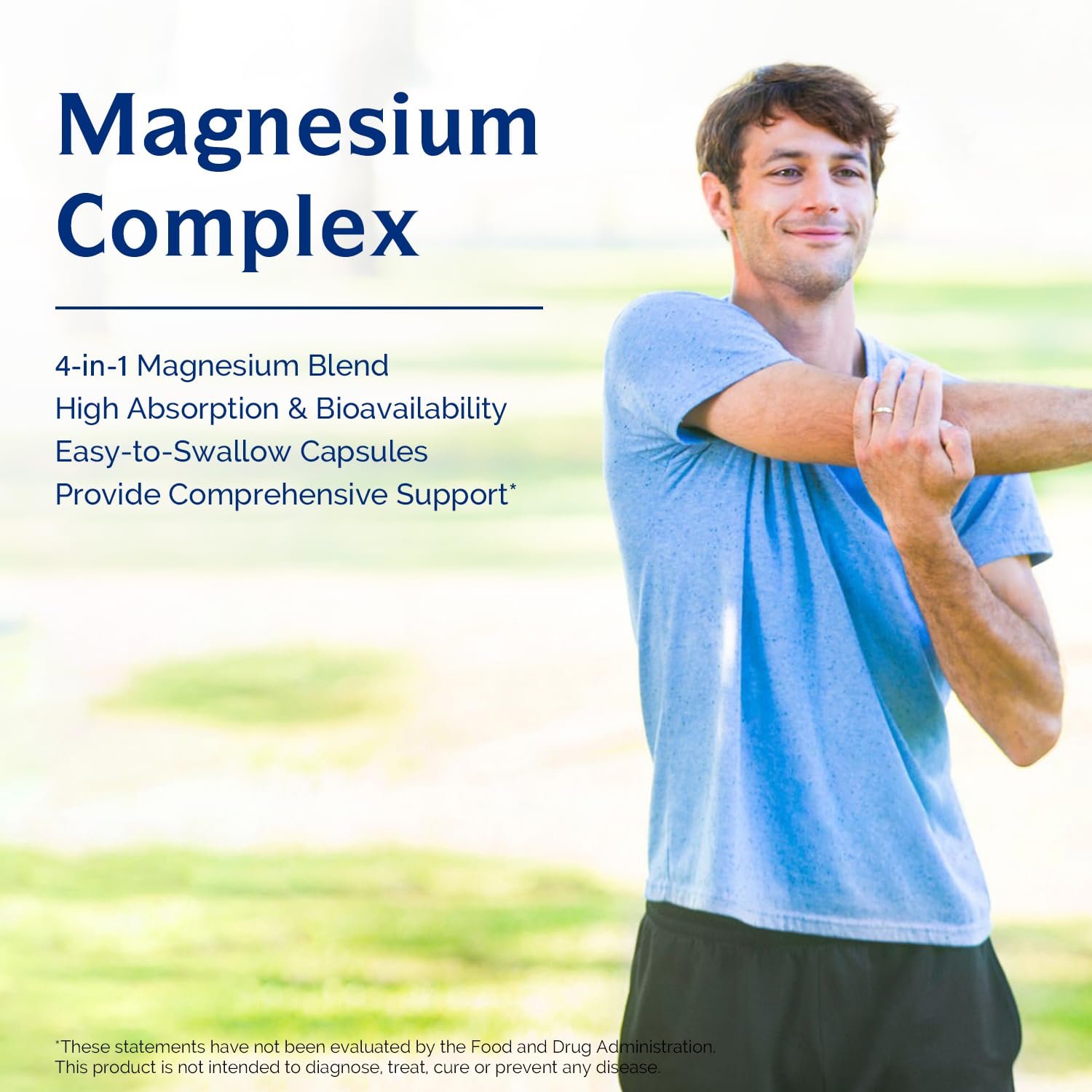 Close-up of Innate Vitality Magnesium Complex capsules