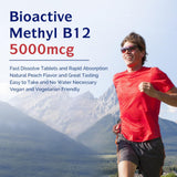 Close-up of Innate Vitality Vitamin B12 tablet