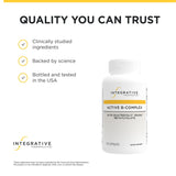 Close-up of Integrative Therapeutics Active B-Complex capsules