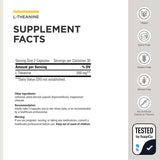 Close-up of Integrative Therapeutics L-Theanine capsules