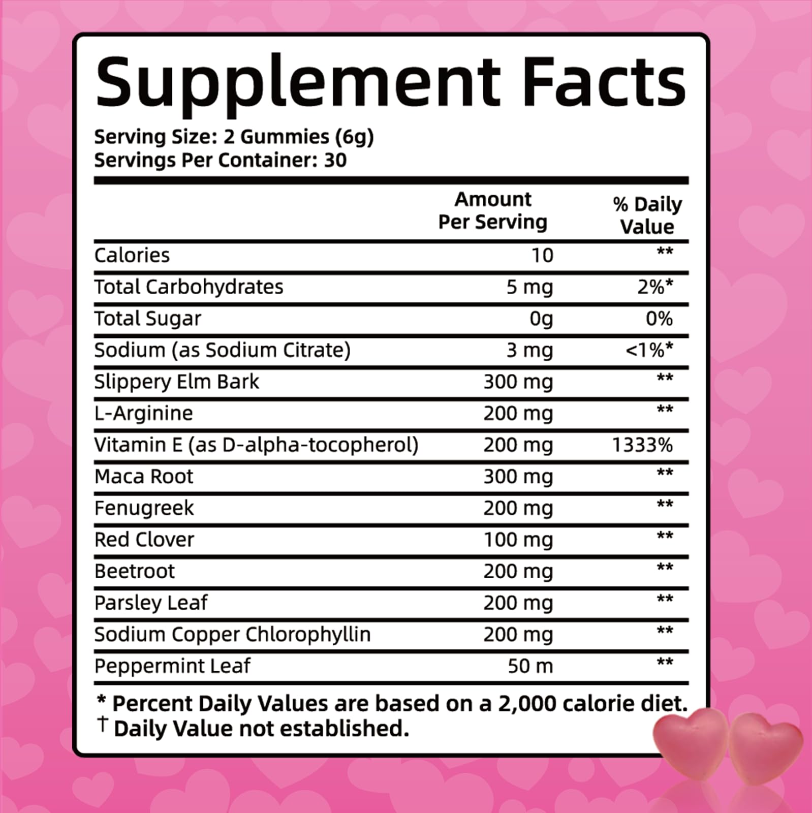 Close-up of Itiban Women's Vitality Gummies strawberry flavour