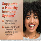 Close-up of Jarrow Formulas Lactoferrin 250mg capsules