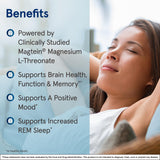 Close-up of Jarrow Formulas MagMind Magnesium L-Threonate capsules