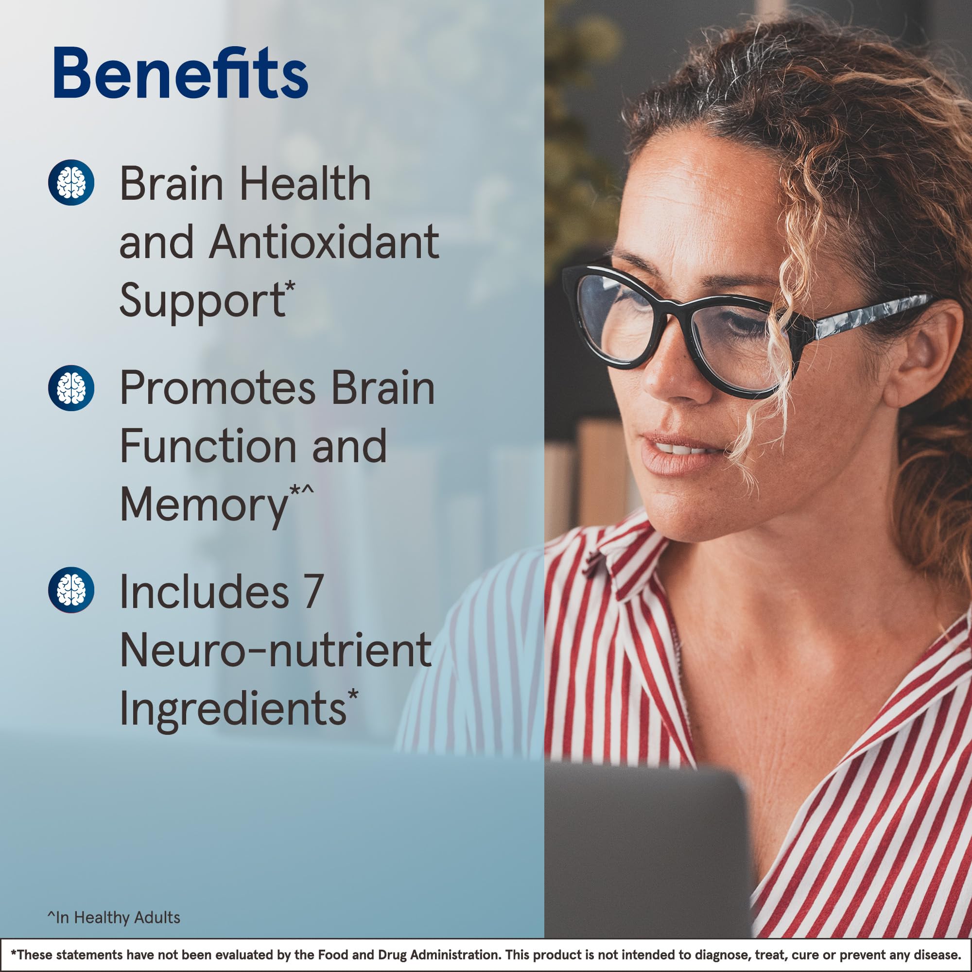 Close-up of Jarrow Formulas Neuro Optimizer Capsules