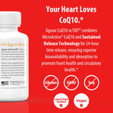 Close-up of Jigsaw Health CoQ10 capsules