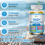 Close-up of JINGYAT NAD Resveratrol softgel