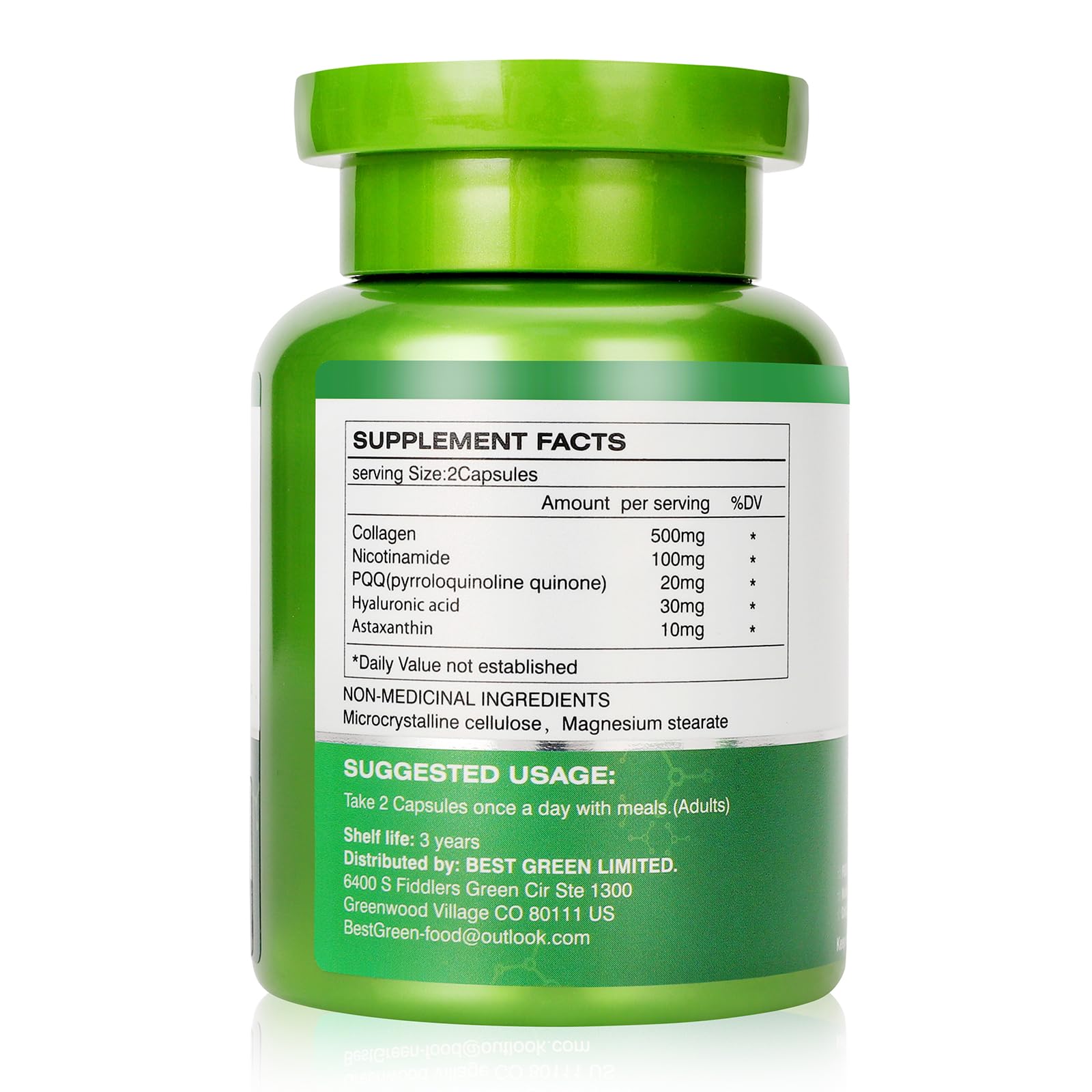 Close-up of JulyDeer Blended Vitamin & Mineral Supplement capsules