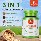 Close-up of JulyDeer Multi-Enzyme Supplement capsules