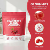 Close-up of KBKTWOLT Cranberry & Probiotic Gummies