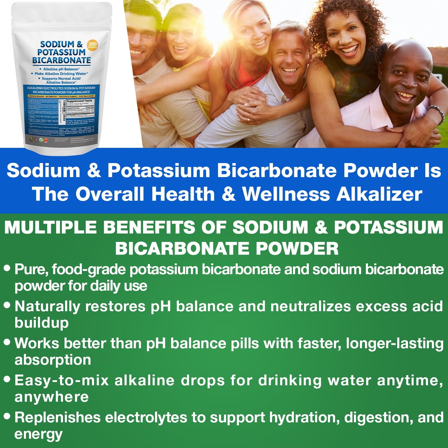 Close-up of Kidney Restore Potassium Bicarbonate Powder texture