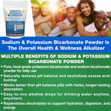 Close-up of Kidney Restore Potassium Bicarbonate Powder texture