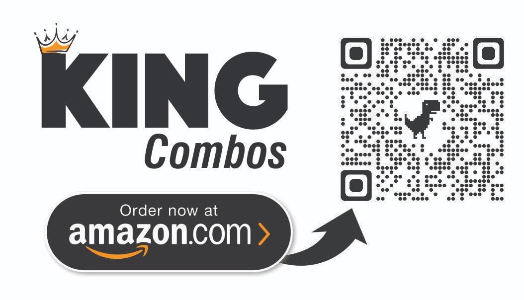 Close-up of KING COMBOS Glucose Energy Tablets in Orange, Tropical and Fruit Punch flavours