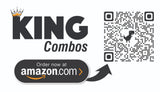 Close-up of KING COMBOS Glucose Energy Tablets in Orange, Tropical and Fruit Punch flavours