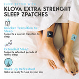 Close-up of Klova Sleep Patch on a clean surface