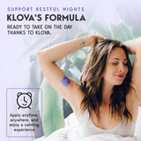 Close-up of Klova ZSleep Patch on skin