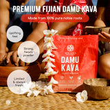 Close-up of Koa Kava Damu Kava powder