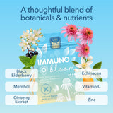 Close-up of Laki Naturals daily wellness Bloom Patch showing ingredients