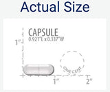 Close-up of Life Extension Optimized Resveratrol capsules