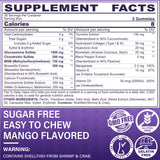 Close-up of LILICARE Glucosamine Chondroitin Gummies showing texture
