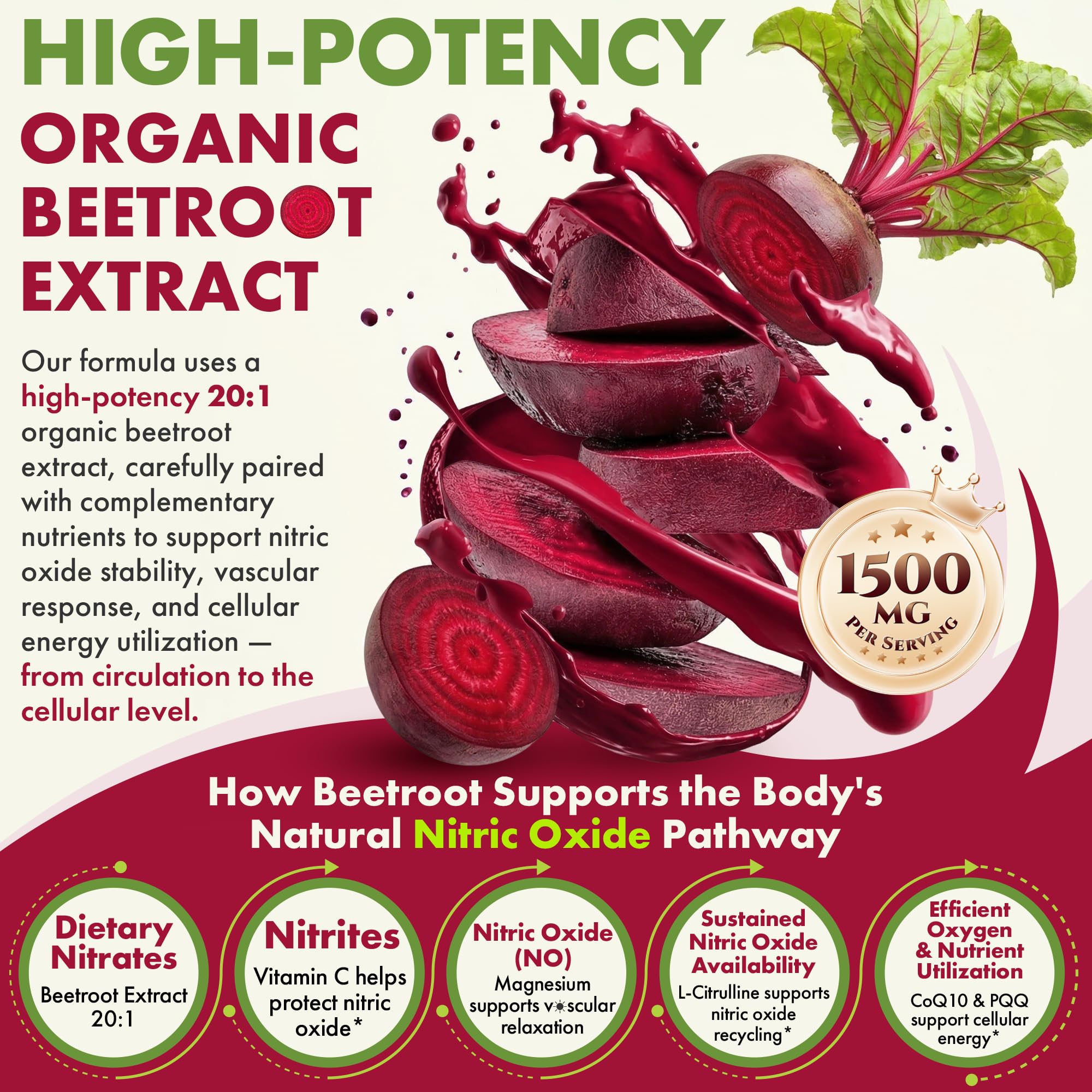 Close-up of LILICARE Liposomal Beetroot Chews showing chewable texture