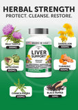 Close-up of Lunakai Milk Thistle capsules