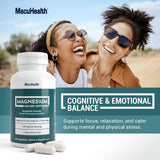 Close-up of Macuhealth Magnesium Capsules