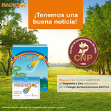 Close-up of Magnesol Magnesium Chloride unflavoured powder sachet