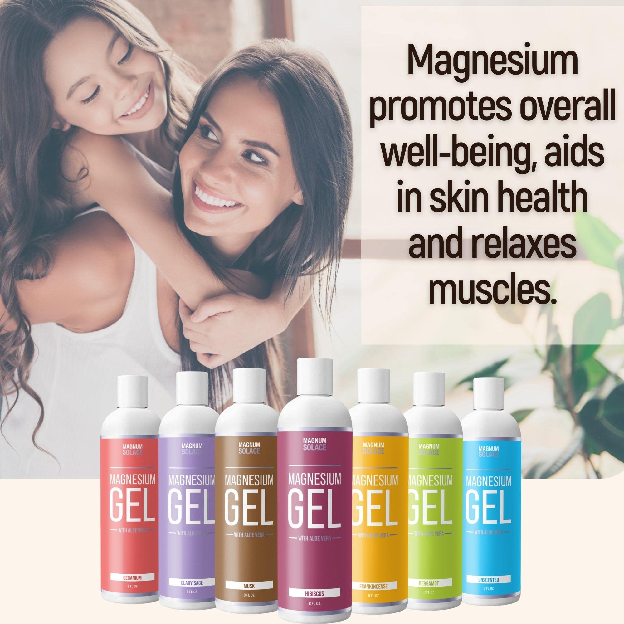 Close-up of Magnum Solace Magnesium Gel texture