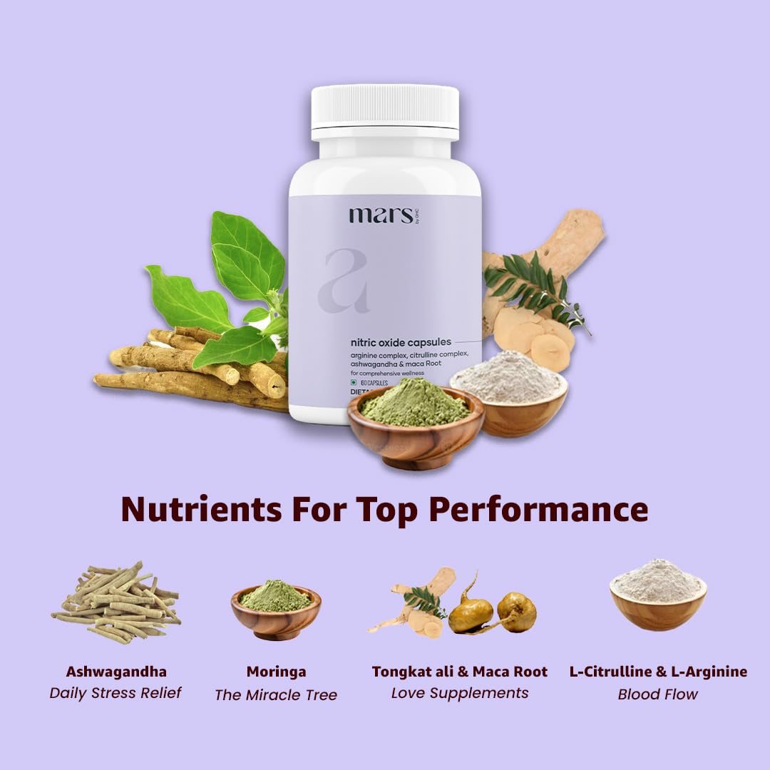 Close-up of mars by GHC Pre Workout Nitric Oxide support Capsules