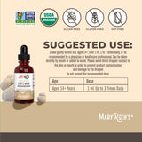 Close-up of MARYRUTH'S Lion's Mane Mushroom Liquid Drops dropper