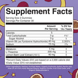 Close-up of MARYRUTH'S Melatonin 5mg Sleep Gummies showing texture