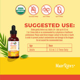 Close-up of MARYRUTH'S Pumpkin Seed Oil Liquid Drops label