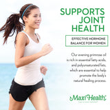 Close-up of Maxi Health Evening Primrose Oil Capsules