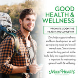 Close-up of Maxi Health Zinc Lozenges Cherry Flavour