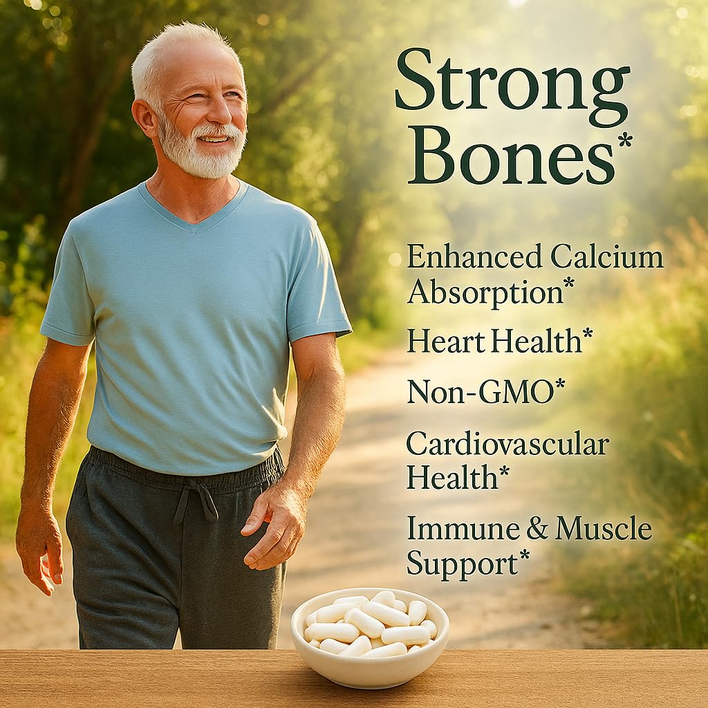 Close-up of Me First Living K2 + D3 Vitamin capsule