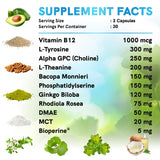 Close-up of MEDCHOICE Nootropic Brain Support Supplement capsules