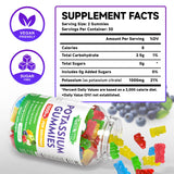 Close-up of MEENCCD Potassium Citrate Gummies showing fruit flavour
